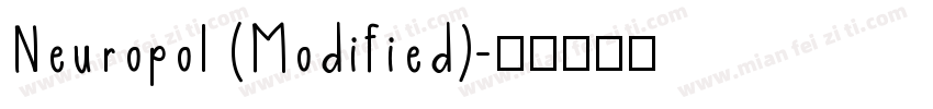 Neuropol (Modified)字体转换